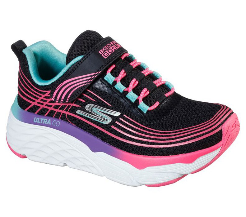Skechers Flickor Svarta/Olika Färger Sneakers - Max Cushioning Elite - Swift About - Sverige (EPAZW-